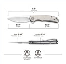 Civivi Knives NOx C2110A Gray Nitro-V