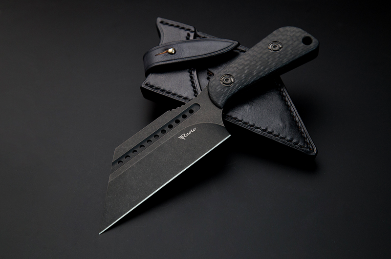 Reate Tibia Fixed Blade Carbon Fiber with Black M390