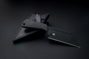 Reate Tibia Fixed Blade Carbon Fiber with Black M390