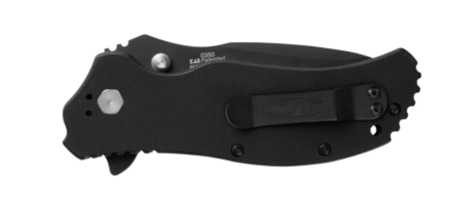 Zero Tolerance ZT0350 Black G-10 w/ Black S30V
