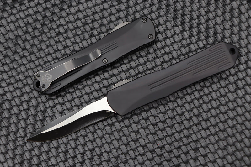 Heretic Knives Manticore E Recurve Battleworn Black