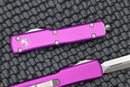 Microtech UTX-70 D/E Stonewash Standard & Violet 147-10VI