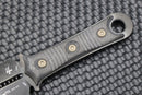 Microtech Knives & Borka Blades SBD DLC & Carbon Fiber 201-1DLCCFS