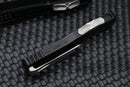 Marfione Hera Prototype Two Tone Diamond Wash Single Edge & Black Handle w/ Two Tone Hardware