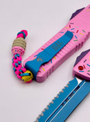 Microtech Combat Troodon Stay Frosty Donut Double Edge Fully Serrated 142-3DWGS