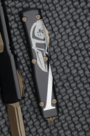 Microtech Ultratech Molon Labe Tanto Bronze Apocalyptic & Black/Bronze Signature Series 123-13MLS
