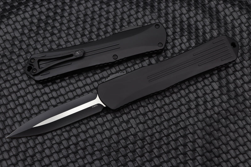 Heretic Knives Manticore X Double Edge Two Tone Black H032-10A