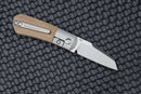 Pena Knives X-Series Micro Apache w/ Brown Micarta