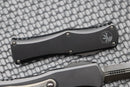 Microtech Hera Shadow Double Edge DLC Fully Serrated 702-3DLCTSH