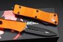 Microtech Troodon Orange w/ Double Edge Black Standard 138-1OR