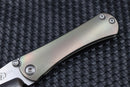 Marfione Custom Knives & Borka Blades Collaboration SBTF Diamond Finished M390 Blade & Heated Orange Peeled Scales