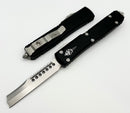 Microtech Ultratech Hellhound Razor Stonewash Standard & Black 119R-10S