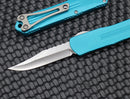 Heretic Knives Manticore S Stonewash Bowie & Turquoise H022B-2A-TQ