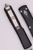 Microtech Ultratech Warhound Stonewash Standard & Black 119W-10S