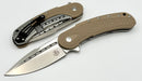 Begg Knives Bodega Tan G-10 & D2 BG011