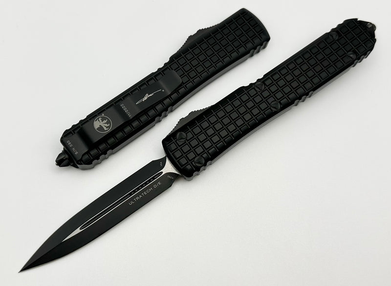 Microtech Ultratech Frag w/ Double Edge Black Tactical Standard 122-1TFRS