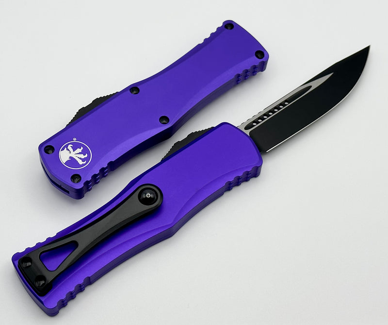 Microtech Hera Single Edge Black Standard & Purple 703-1PU