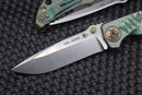 Spartan Blades Harsey Folder 2022 Special Edition Green Plague Doctor