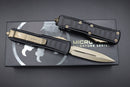 Microtech UTX-85 II Stepside 2 Black Signature Series w/ Bronze 232II-13S