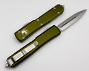 Microtech Ultratech Double Edge Stonewash Full Serrated & OD Green 122-12OD