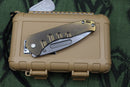 Medford Praetorian Slim Drop Point Tumbled S35VN & Bronze Ano
