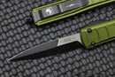 Microtech Ultratech 2 Stepside Bayonet Black & OD Green 120II-1ODS