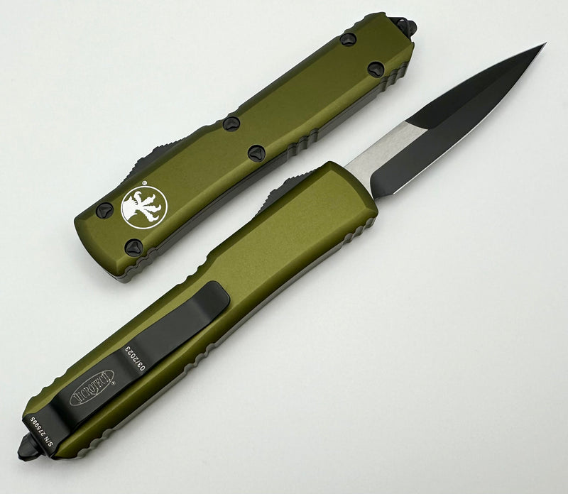 Microtech Ultratech Bayonet Grind Black & OD Green 120-1OD