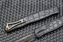 Heretic Knives Cleric II 2 Vegas Forge Reptilian DLC Damascus & Crocodile Inlays