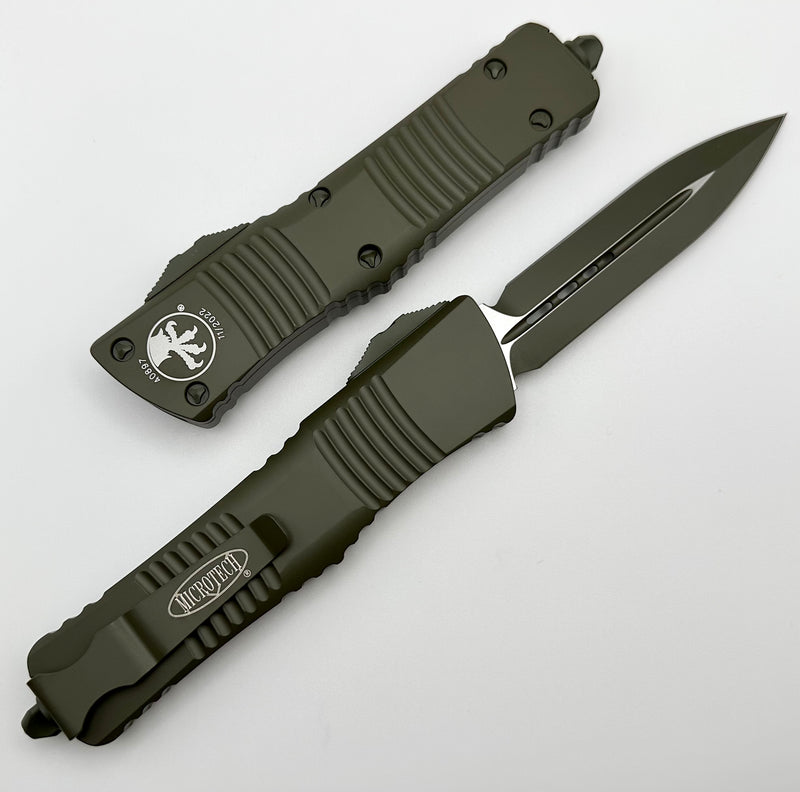 Microtech Combat Troodon OD Green Cerakote 142-1COD