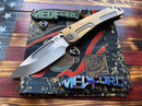 Medford Marauder H S35VN Drop Point Bronze & PVD