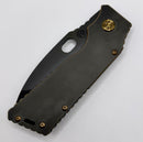 Medford TFF-1 S35VN PVD w/ Bronze Pinstriped Handles & Bronze Hardware/Clip