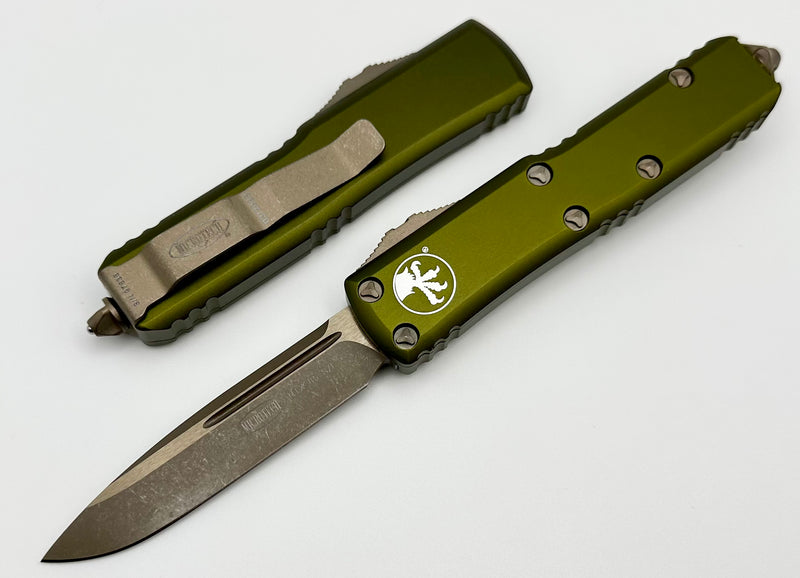 Microtech UTX-85 OD Green Apocalyptic Bronze Standard 231-13APOD