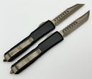 Microtech Ultratech Molon Labe Hellhound & Warhound Set Signature Series Bronze Apocalyptic Standard 119-13SETMLS