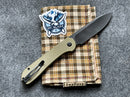 Civivi Elementum Button Lock Olive Green Micarta C2103B
