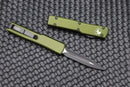 Microtech UTX-70 D/E Full Serrated Black &  OD Green 147-3OD