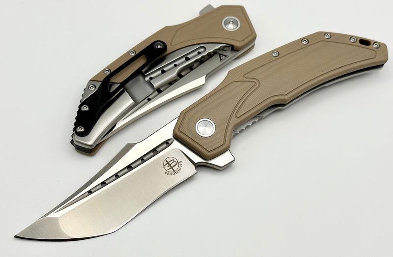 Begg Knives Astio Tan G-10 & D2 BG009