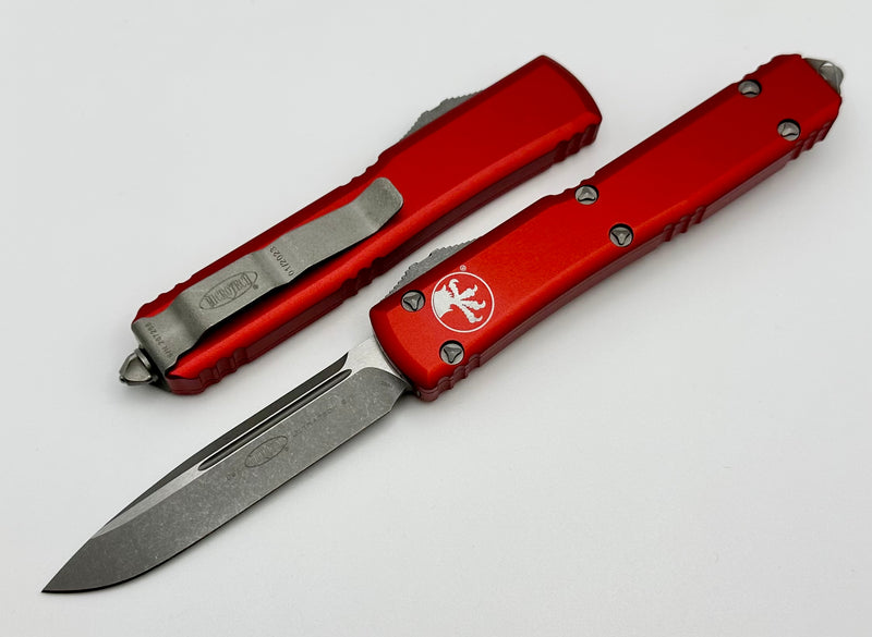 Microtech Ultratech S/E Apocalyptic Standard & Red 121-10APRD