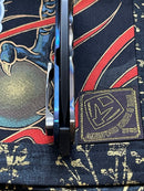 Medford Knife Praetorian T Flamed & Blue with S35 Tanto 104-042