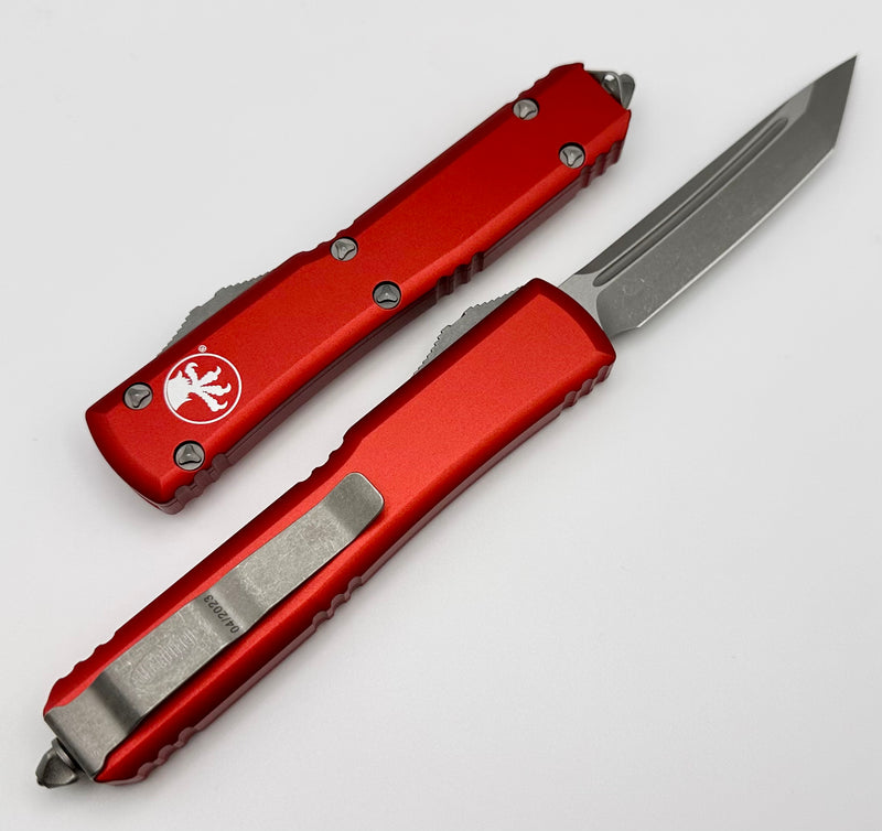 Microtech Ultratech Tanto Apocalyptic Standard & Red 123-10APRD