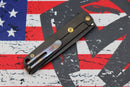 Medford M-48 Red Aluminum Handle w/ PVD Spring & Bronze Hardware/Clip & PVD S35VN