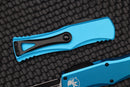 Microtech Hera Double Edge Black Standard & Turquoise 702-1TQ