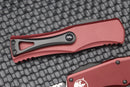Microtech Hera Double Edge Black Partial Serrated & Merlot 702-2MR
