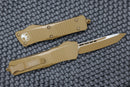 Microtech Troodon Tanto Cerakote Standard Tan 140-1CTA