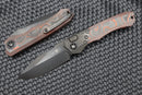 Heretic Knives Wraith Auto w/ Orange Camo Carbon Fiber & DLC H000-6A-ORCF