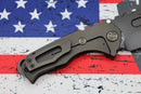Medford Praetorian Genesis T S35 PVD Tanto Blade & PVD Ghost Flag Handles w/ PVD Hardware/Clip