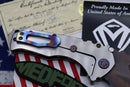 Medford Knife Praetorian T Tumbled & Flamed Hardware with S35 Vulcan Tanto 103-172