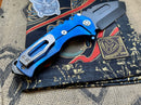 Medford Knife Praetorian T Flamed & Blue with S35 Tanto 103-212