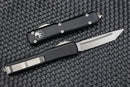 Microtech Ultratech Tanto T/E Stonewash Full Serrated 123-12