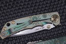 Spartan Blades Harsey Folder 2022 Special Edition Green Plague Doctor