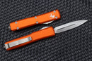 Microtech Ultratech Orange w/ Double Edge Stonewash Standard 122-10OR